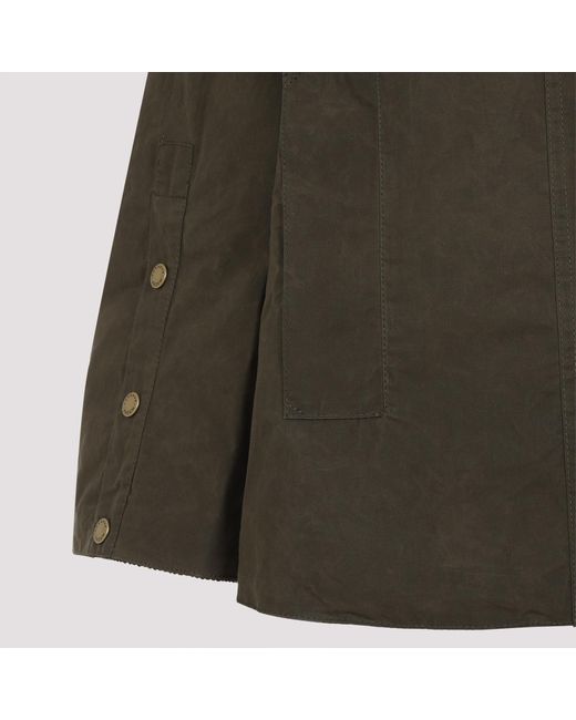 Barbour Brown Long-Sleeved Double-Sided Casual Jacket