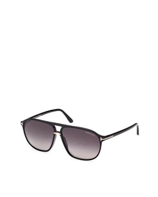 Tom Ford Multicolor Eyewear Pilot Frame Sunglasses for men