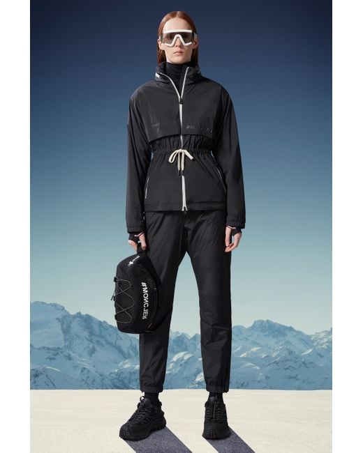 Moncler Black Grenoble Ripstop Drawstring Trousers