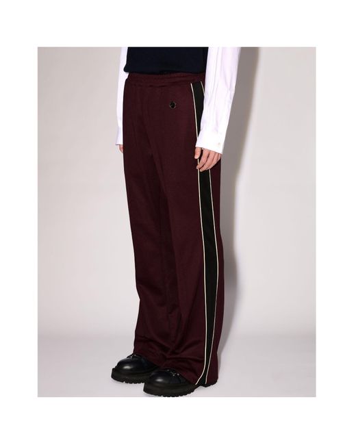 Ambush Purple Side-Stripe Track Pants for men