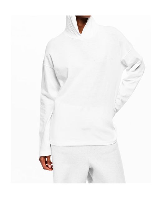 Fear Of God White Hoodie