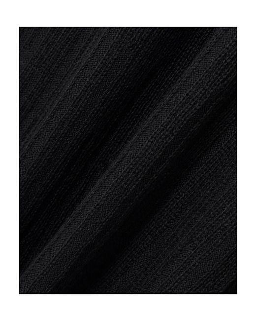 Joseph Black Gradient Stitch High Neck Dress