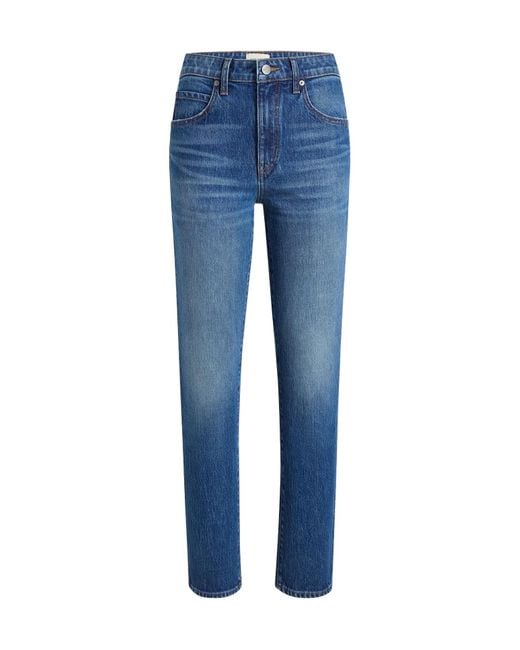 Khaite Blue Viv Slim-Leg Jeans