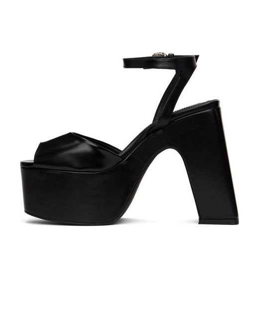 Coperni Black Platform-Sole Sandals
