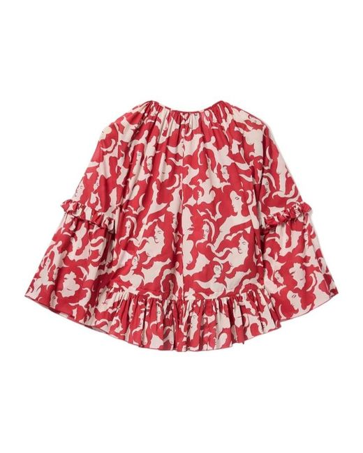 LaDoubleJ Red X Mother Boho Blouse
