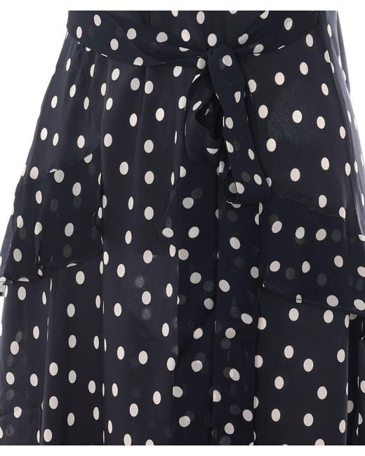 Rixo Black V-Neck Dress