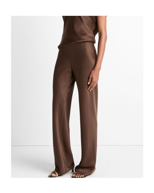 Vince Brown Wide Leg Trousers