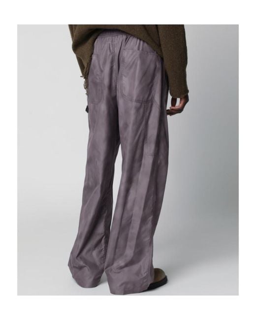 MM6 by Maison Margiela Gray Elastic Waist Casual Pants for men