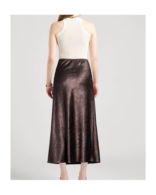 MAX&Co. Brown Midi Skirt