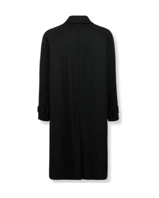 Herno Black Long Sleeve Coat for men