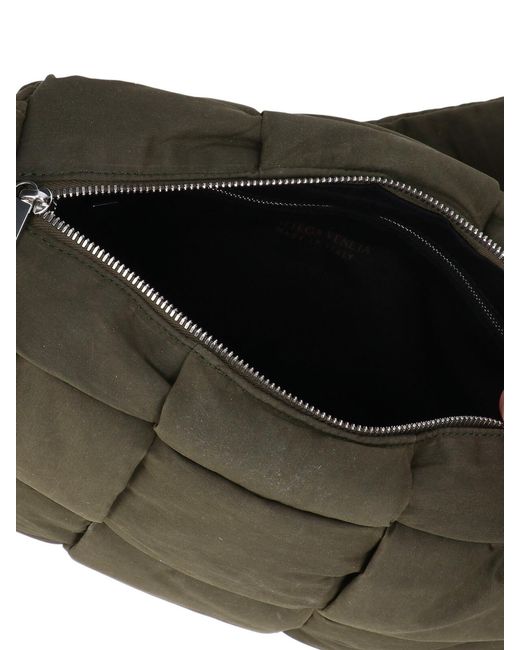 Bottega Veneta Green Arco Padded Medium Camera Bag for men