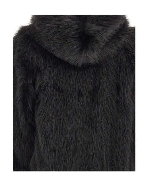 Kaos Black Long-Sleeve Hooded Jacket