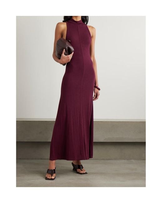 St. Agni Purple Sleeveless Dress