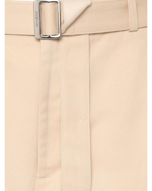 Jacquemus Natural Belt-Loop Shorts for men
