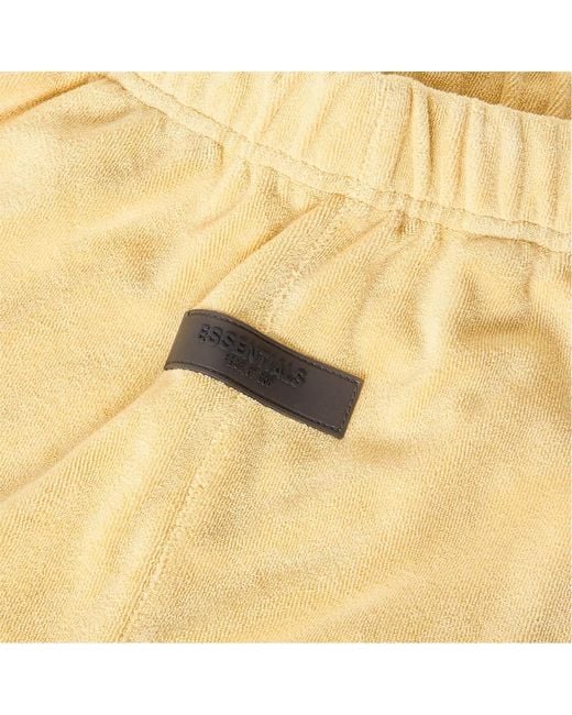 Fear Of God Yellow Logo Detail Sweatpants