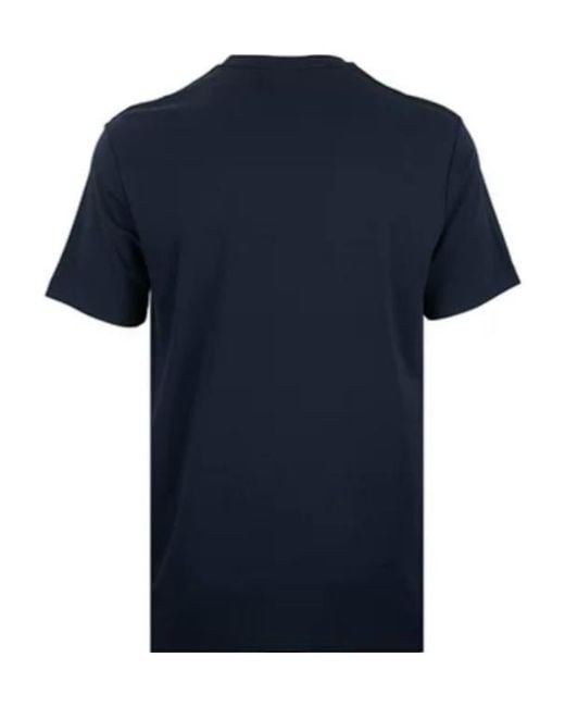 Emporio Armani Blue Short-Sleeved T-Shirt for men