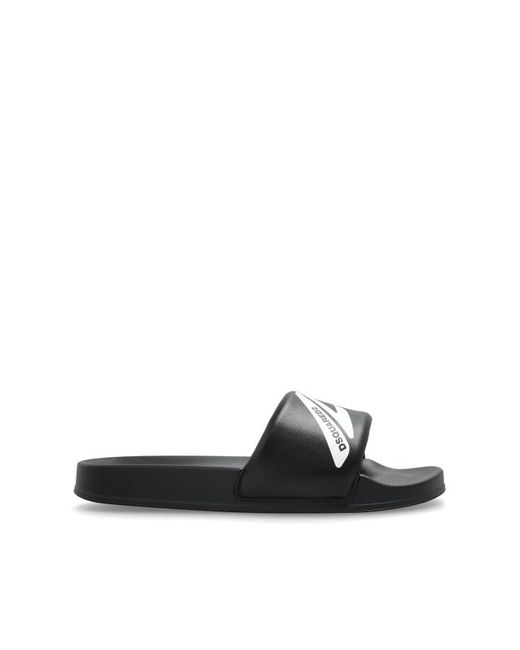 DSquared² White Logo Printed Slides