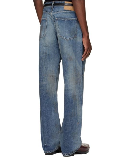 Enfants Riches Deprimes Blue Enfants Riches Déprimés Distressed Straight-Leg Jeans for men