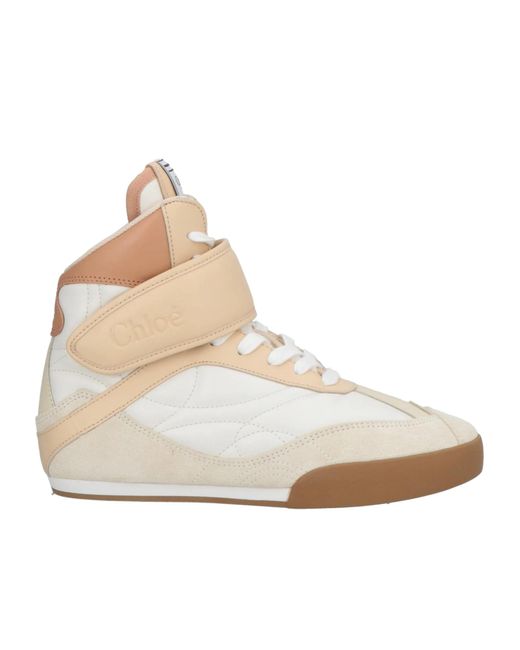 Chloé Natural High Top Sneakers