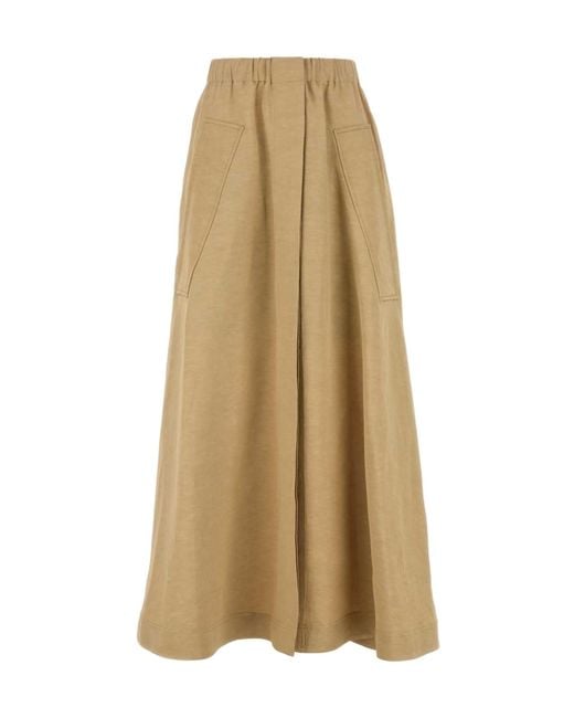 Co. Natural Parachute Maxi Skirt