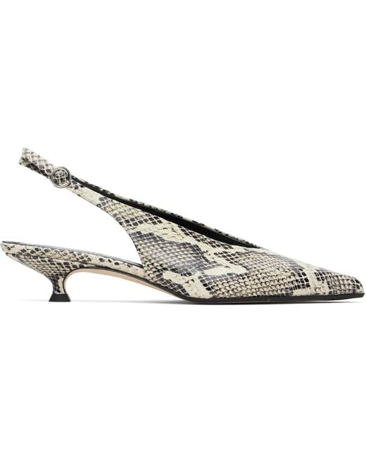 Aeyde Multicolor Camila Pointed Toe Slingback Pumps