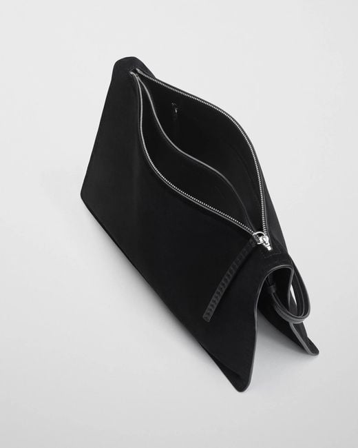 Phoebe Philo Black Flap Shoulder Bag