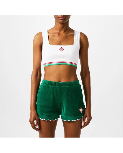 Casablanca White Logo Seamless Vest