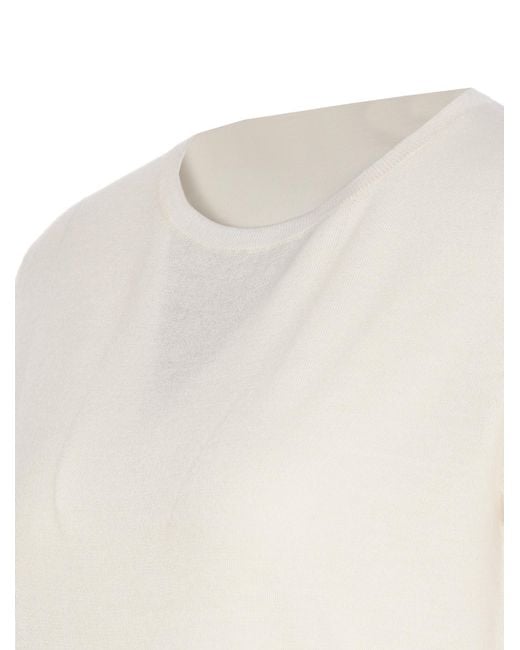Lisa Yang White Ari Short-Sleeve T-Shirt