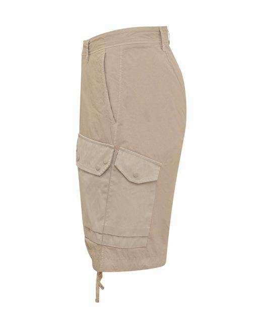 C P Company Natural Cargo Shorts for men