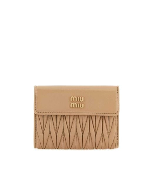 Miu Miu Natural Quilted Purse
