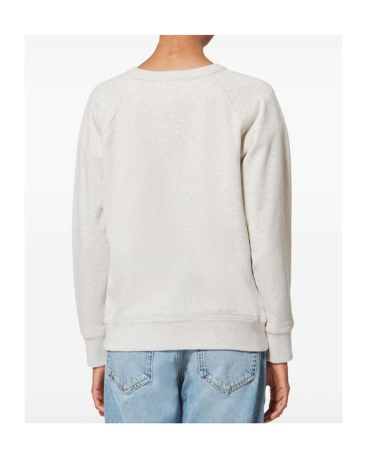 Isabel Marant White Isabel Marant Étoile Millyny Crewneck Sweatshirt