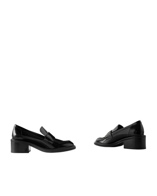 Jimmy Choo Black Patent-Leather Loafers