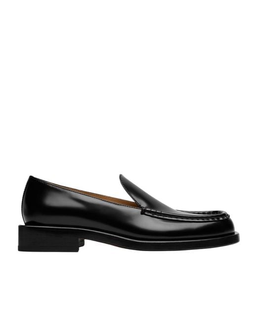Jacquemus Black Round Toe Slip-On Loafers for men