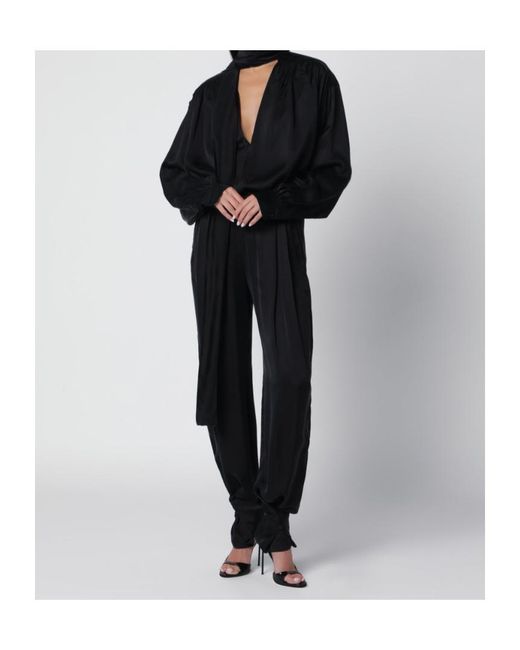 ANDAMANE Black Mathilda Blouse