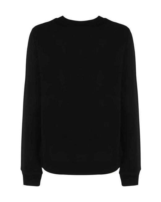 Moschino Black Logo-Print Sweatshirt