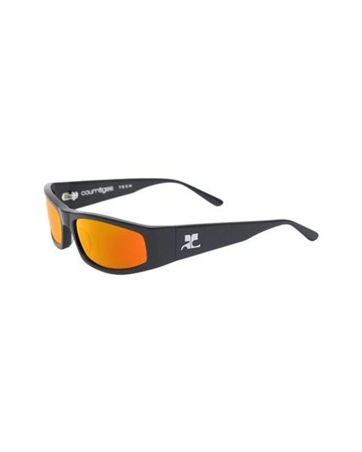 Courreges Red Tech Sunset Sunglasses