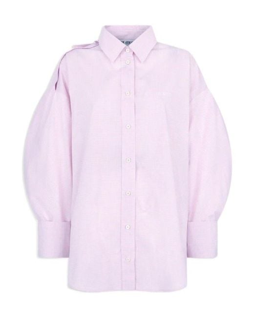 The Attico Pink And Shirt