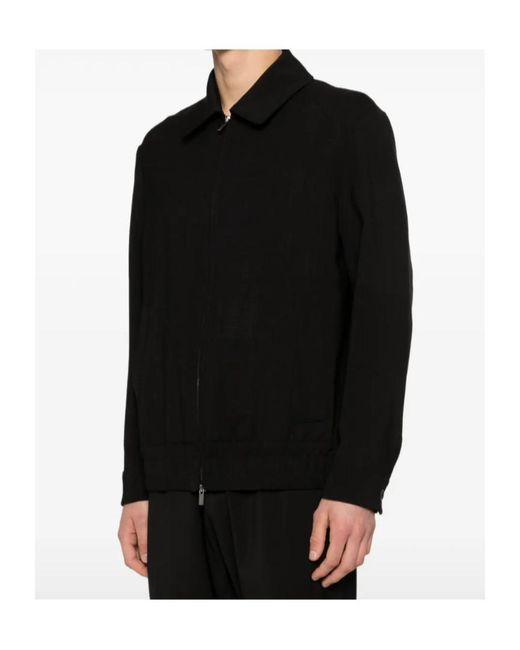 Barena Black Zip Jacket for men