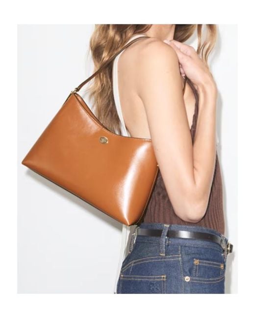 Tory Burch Brown Small Robinson Shoulder Bag