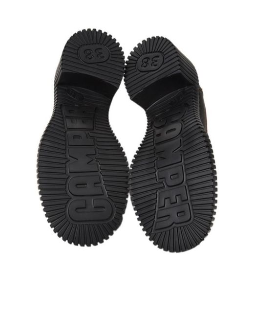 Camper Brown Pix London Platform Flat Shoes
