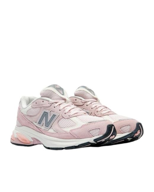 New Balance Gray Lace-Up Sneakers for men