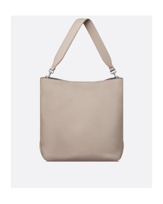 シンプルでカッコいい★ Dior Prive Vertical Hobo Bag Dior Privé Vertical Hobo Bag in Natural for Men | Lyst