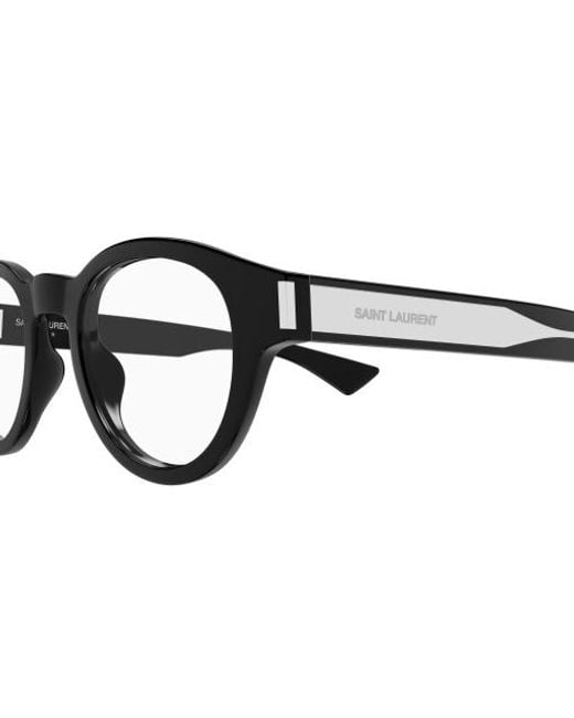 Saint Laurent White Eyewear Sl 792 Round Glasses And Frames for men