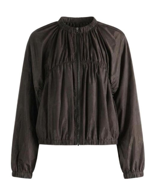 Amomento Black Shirring Jumper