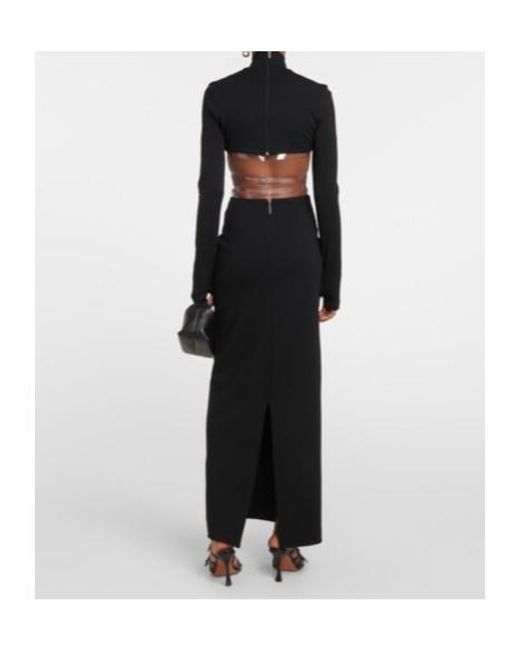 Christopher Kane Black Cutout Maxi Dress