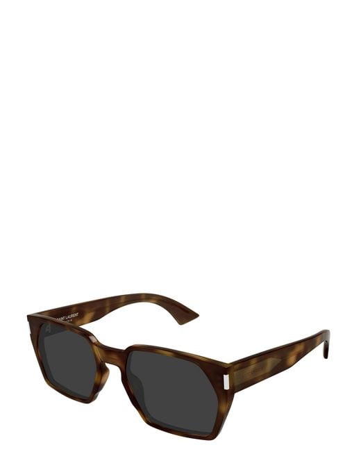 Saint Laurent Black Eyewear Sl 894 Rectangular Sunglasses for men
