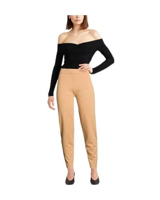 Max Mara Natural Casual Knit Trousers