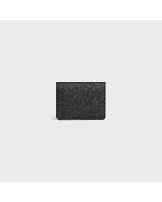 Céline Black Bi-Fold Card Holder for men