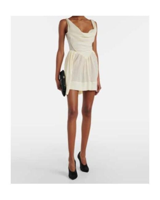 Vivienne Westwood Natural Sunday Cotton Minidress