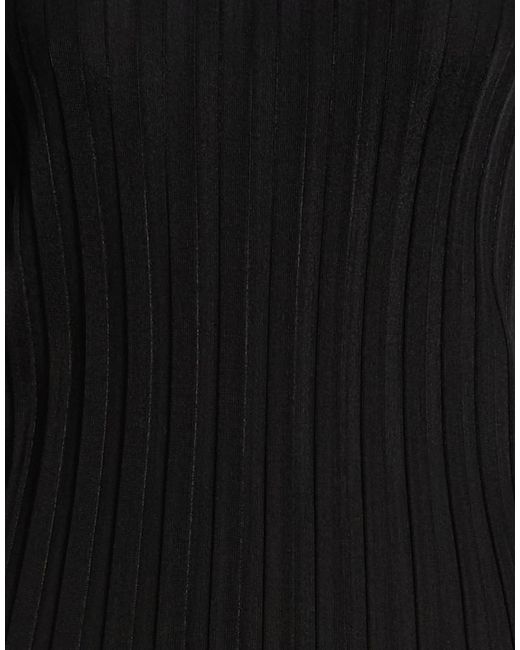 Sportmax Black Tulle Long Sleeve Top